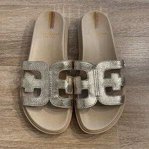 Sam Edelman Gold Slides